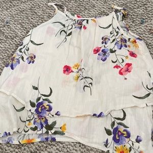 Flower print shirt